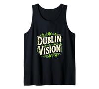 Dublin Vision Vintage Irish Pride Graphic Tank Top