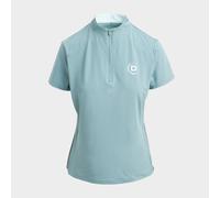 Dublin Women's 1/4 Zip Short Sleeve Top - Blue, Blue