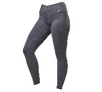 Dublin Women's Cool It Everyday Riding Tights - Dark Grey - Size: 34" Waist