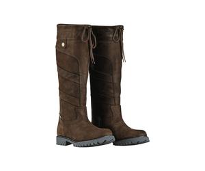 Dublin Women's Kennet Leather Boots in Chocolate | Size: 4 Dublin Chocolate 4