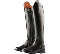 (5 UK Wide Regular, Black) Dublin Womens/Ladies Galtymore Tall Leather Dress Boots