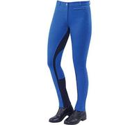 Dublin Womens/ladies Supa-Fit Euro Seat Zip Up Jodhpurs Blue/navy (32In)