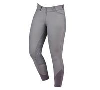 Dublin Women's Prime Gel Full Seat Breeches - Grey - Size: 34" Waist