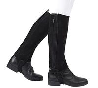 Dublin Suede Half Chaps - Black - Adult - Medium