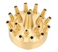 DubMag nozzle,brass pond water spray,Fountain Scattered Water Feature Nozzle Internal Copper Nozzle 3 Layer Flower Nozzle, Nozzle Sprinkler Spray Head Female Thread Fountain