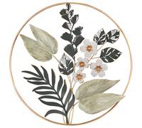 Beliani Wall Decor Flower Dubnium Metal 70 Cm Green