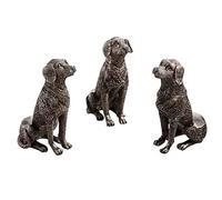 DuBom 3Pcs/Set Mini Animal Shape Resin Dog Rabbit Tortoise Shaped Decorative Plant Risers for Pots, Pot Feet for Planter Pots,Decorative Feet for Planters Resin Plant Planter Foot (DOG)