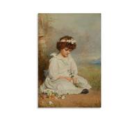 DuBom John Everett Millais Painter Work（Little Speedwell's Darling Blue） poster Canvas Wall Art Prints Gifts Photo Picture Paintings Room Decor Home Decorative 24x36inch(60x90cm)