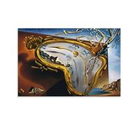 DuBom Salvador Dali Painter Work（Melting Watch） poster Home Decor Wall Art Hanging Picture Print Bedroom Decorative Paintings Room Aesthetic 12x18inch(30x45cm)