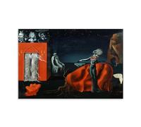 DuBom Salvador Dali Painter Work（Singularities） poster Cool Artworks Painting Wall Art Canvas Prints Hanging Picture Home Decors Gift Idea 24x36inch(60x90cm)
