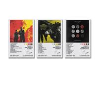 Duboueu A Set of 3 Posters One Pilots Clancy Band Music Album Cover Signed for Room Aesthetic Wall Art Wall Art Bedroom Posters 20x30cm 3pcs