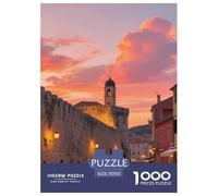 Dubrovnik City Walls 1000 Pieces Premium Jigsaw Building Age 3+ Quirky, Abstract Design, Fun Details, Educational, Challenging 70x50cm/1000pcs