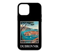 Dubrovnik Croatia Adriatic Coast Retro Travel Art Case for iPhone 12 mini