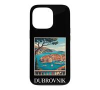 Dubrovnik Croatia Adriatic Coast Retro Travel Art Case for iPhone 13 Pro