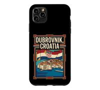 Dubrovnik Croatia Flag Old Town Coastal Travel Graphic Case for iPhone 11 Pro Max