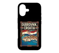 Dubrovnik Croatia Flag Old Town Coastal Travel Graphic Case for iPhone 17