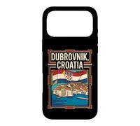 Dubrovnik Croatia Flag Old Town Coastal Travel Graphic Case for iPhone 17 Pro Max