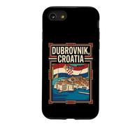 Dubrovnik Croatia Flag Old Town Coastal Travel Graphic Case for iPhone SE (2020) / 7/8