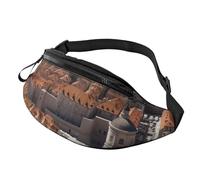Dubrovnik'S Old City Fanny Pack for Men Women, Fashion Festival Fanny Pack, Travel Sport Walking Waist Bag