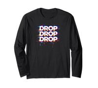Dubstep Bass Drop Heavy Wobble Sound System Culture Style Long Sleeve T-Shirt