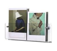 DUBTEDHOU Acrylic Wall Magazine Rack, Clear Acrylic Magazine Rack Wall Mounted Organizer Document & Business Card Holder 9 Sizes