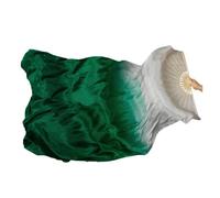 DUBTEDHOU bamboo belly dance fan, Belly Dance Fan Veils Silk Bamboo Multicolor Multiple Sizes(Color 2,1PC 230x90cm RIGHT)