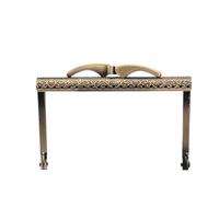 DUBTEDHOU Metal Purse Frame,Retro Arch Kiss Lock Clasp Frame DIY10.5cm Metal Purse Frame Handle For DIY Bag Sewing Craft Tailor Accessories For Purse Making(Bronze 10.5cm)