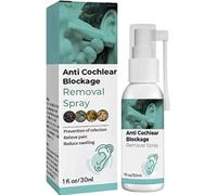 DUBUSH 2023 Anti Cochlear Blockage Removal Spray Piercing Aftercare Spray Ear Wax Clogging Spray Natural Ear Spray for Cochlear Blockage Ear Infections