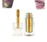 DUBUSH Multi-Chrome Liquid Lipsticks Liquid Metallic Glitter Eyeshadow Waterproof Long Lasting Liquid Lip Gloss Diamond Shining Lip Gloss Makeup Kit Face Eye