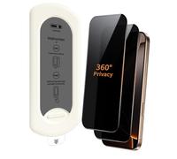 DUBUSOT 2 Pack 360 Degree for iPhone 14 Pro Max Privacy Screen Protector, 4-Way Private Anti-Spy Tempered Glass Film with Auto Alignment Dust Free Bubble Free, Anti-Scratch, 9H Hardness, Easy Install