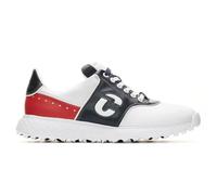 Duca Del Cosma Mens Positano Golf Shoes - White/Navy/Red - UK 8