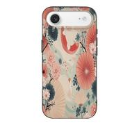 ducanll Japanese Pattern iPhone 17 Air Case, Umbrella Flower 17 Air iPhone Case Slim Shockproof Women Men Protective Cover Cases for iPhone17 Air