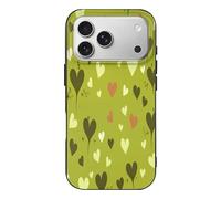 ducanll Love iPhone iPhone 17 Pro Case Green 17 Pro Phone Case Slim Shockproof Women Men Protective Cover Cases for iPhone17 Pro 6.3