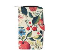 ducanll Red Wallet for Women Wallet Women Leather with ID Credit Card Holder Zipper Coin Polka Dot Desgin Wallet Women Small wtih Business Card Holder