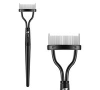 DUcare Eyelash Comb Curlers Folding Makeup Mascara Applicator Eyebrow Grooming Brush Tool One Piece
