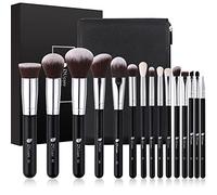 DUcare Makeup Brushes 15pcs Professional Cosmetic Brushes Foundation Powder Contour Blush Cosmetic Eye Brush Sets With Luxury Cosmetic Bag