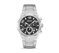 Ducati DT006 Chronograph Watch 43.5mm Black Dial Multilayer Stainless Steel Strap 50m Water Resistant Bold Racing Accents for Modern Maverick