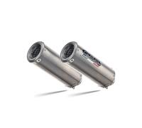 Ducati Monster 796 2010-2014 Exhaust GPR Double Slip-on M3 Titanium Natural