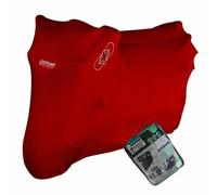 Oxford Protex Stretch Indoor Premium Stretch-Fit Motorcycle Cover Black/Red/Blue