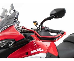 DUCATI MULTISTRADV4 S S SPORT PIKES PEAK Handle Guard Red L/R Side By H&B 2021-