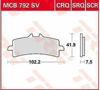 Trw Carbon Race Longlife Aprilia Rsv4 1000 Factory 10 Sintered Front Brake Pads unisex