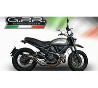 DUCATI SCRAMBLER 800 SILENCER STAINLESS POWERCONE EVO SLIP-ON BY GPR 2015/18