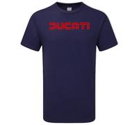 Ducati T-Shirt Red Cotton Graphic Tee Men’s Biker Motorcycle Fan GP Racing Speed