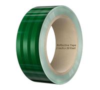 Duccinp Green Reflective Tape, 50mm x 10m - High Intensity - Reflective Safety Tape Waterproof Conspicuity for Trailer Reflector Trucks Bikes Baby Strollers Helmets