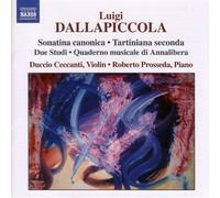Prosseda:Ceccanti – Dallapiccola: Sonatina canonica / Tartiniana seconda – CD – NAXOS