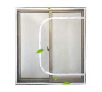 DUCHEN NEW Window Protection for Cat Protect Net Mesh with Zipper,Fly Screen Self-Adhesive Netting Anti-Mosquito Insect,Cut To Size (120x100cm, Position 1)