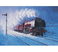 Duchess BR LMS Railway Engine Steam Locomotive Train Christmas or Birthday Card