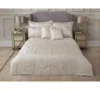 Duchess - Embellished Jacquard Duvet Set in Cream - King - Emma Barclay | TJ Hughes