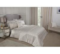 Duchess - Embellished Jacquard Quilted Bedspread Set in Silver - Cream - Emma Barclay | TJ Hughes