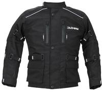 Duchinni Youth Jago CE AA Textile Motorcycle Jacket (UK, Age, 10 Years, 12 Years, Regular, Black)